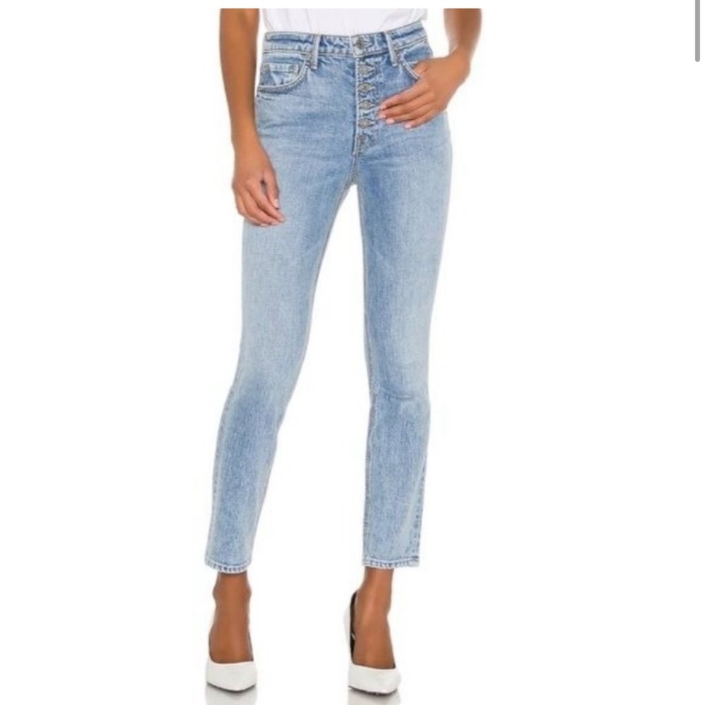 GRLFRND Denim Karolina Button Fly Jeans 28